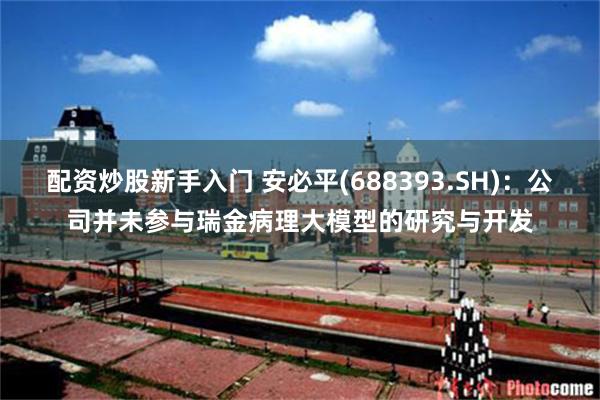 配资炒股新手入门 安必平(688393.SH)：公司并未参与瑞金病理大模型的研究与开发