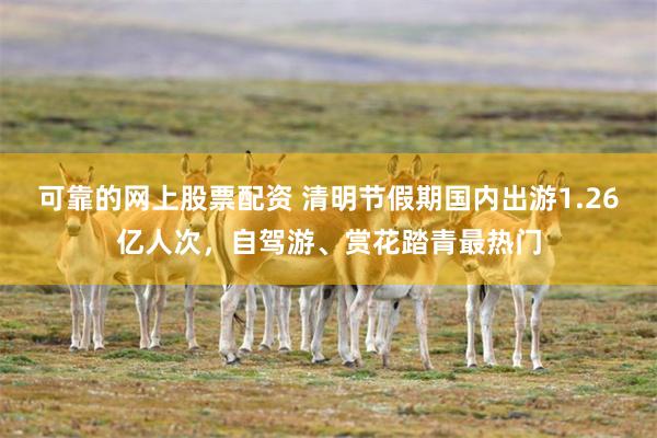 可靠的网上股票配资 清明节假期国内出游1.26亿人次，自驾游、赏花踏青最热门